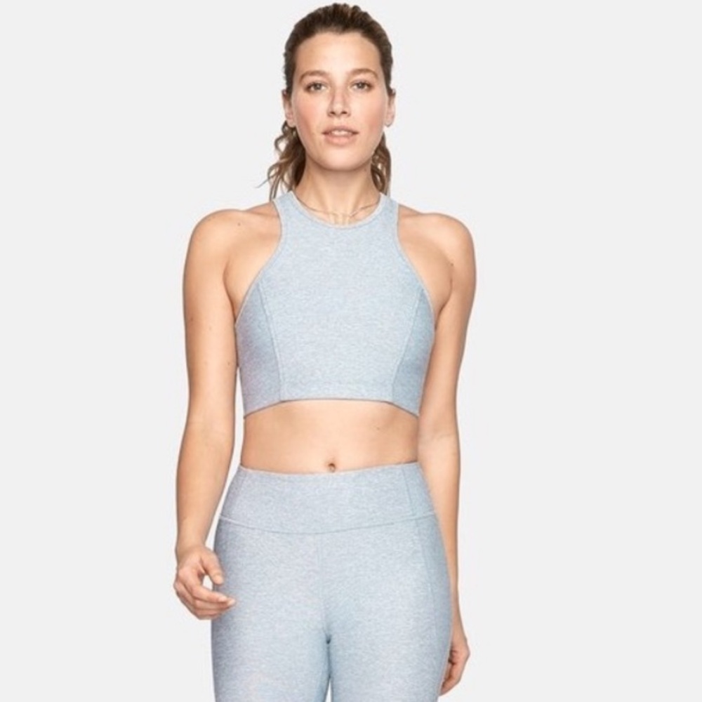 Outdoor Voices Athena Crop in Blue Quartz XS